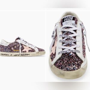 Golden Goose Super-Star Glitter Sneaker